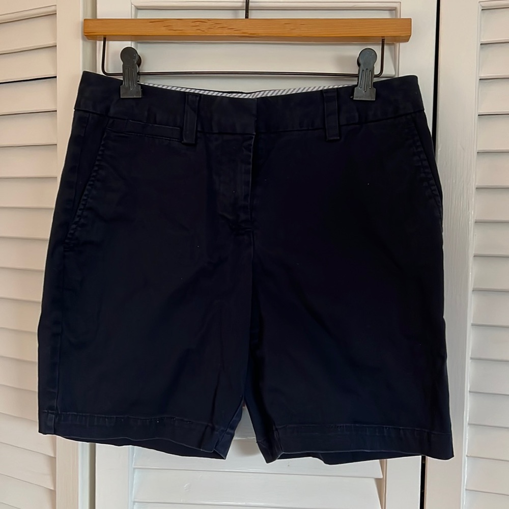 Lands End navy chino shorts